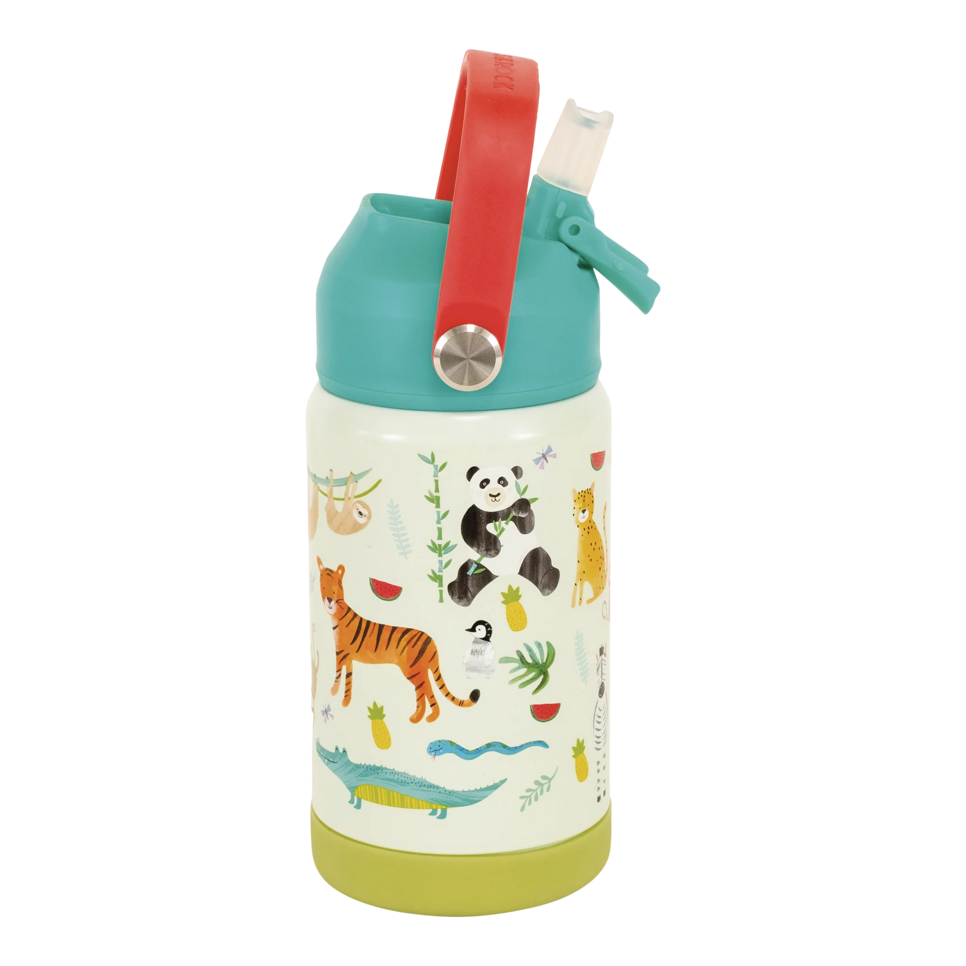 Floss & Rock Jungle Theme Stainless Steel Children's Water / Drinks Bottle - Anilas UK