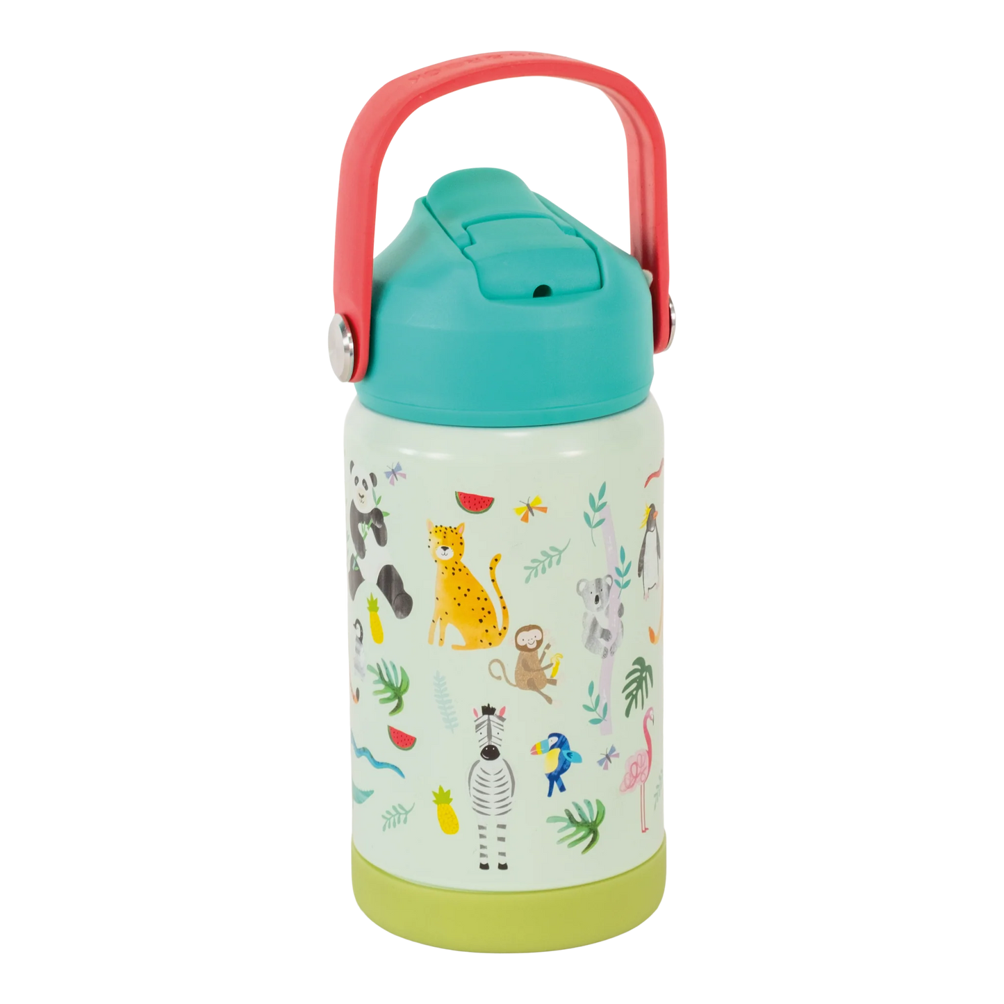 Floss & Rock Jungle Theme Stainless Steel Children's Water / Drinks Bottle - Anilas UK