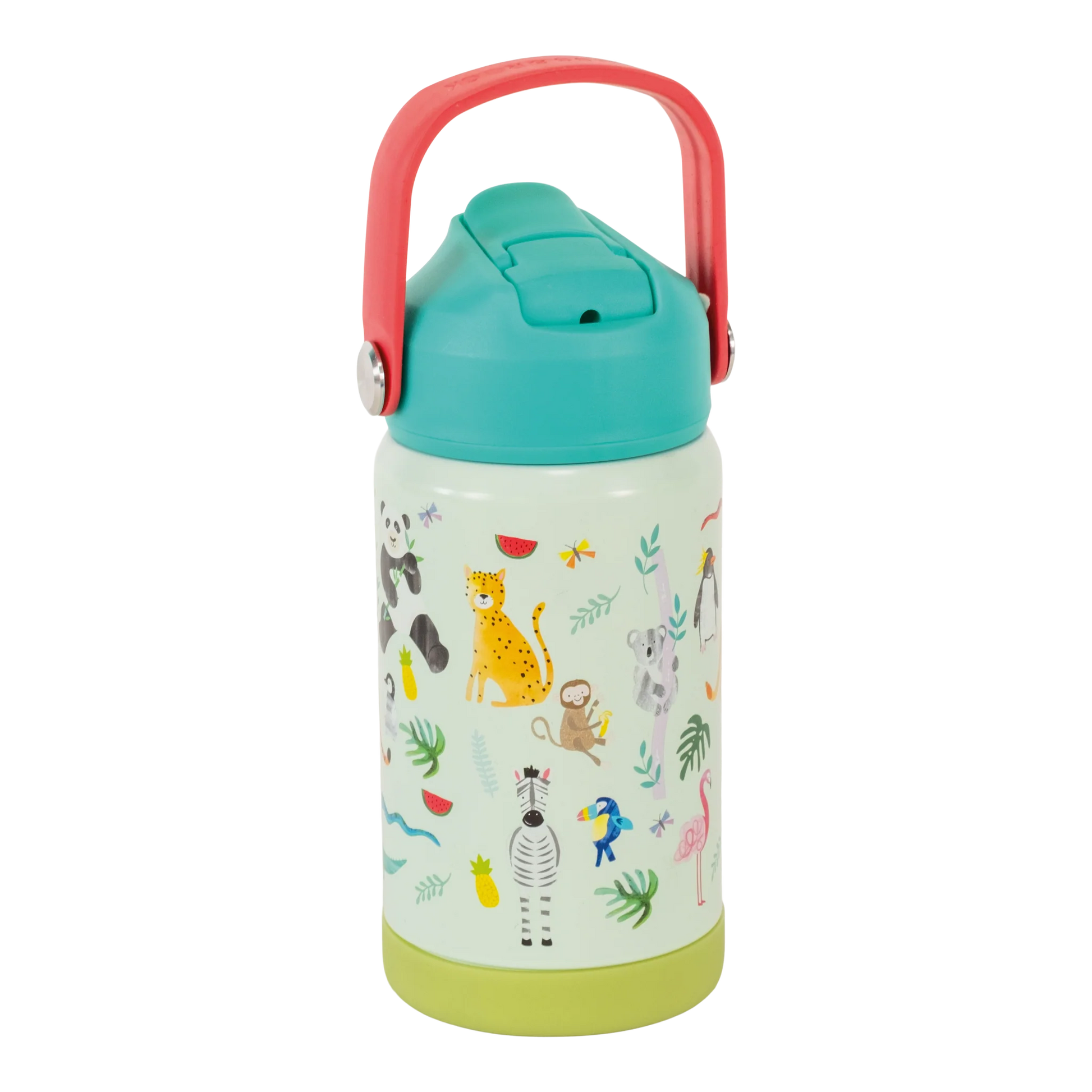 Floss & Rock Jungle Theme Stainless Steel Children's Water / Drinks Bottle - Anilas UK