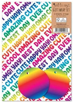 Flat Wrap & Tags Girls Designs - Anilas UK