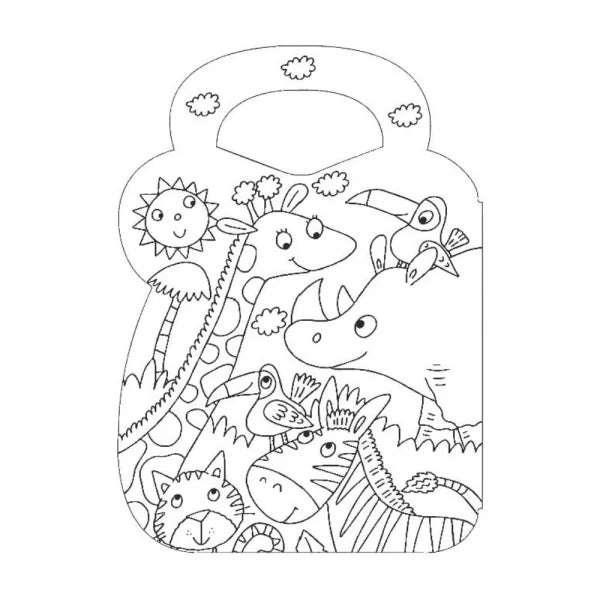 Colouring & Sticker Bag Book: Animals & Monsters