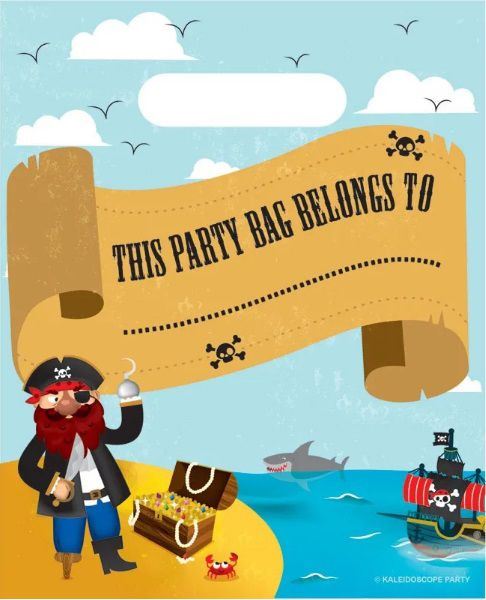 Pirate Party Loot Bag - Anilas UK