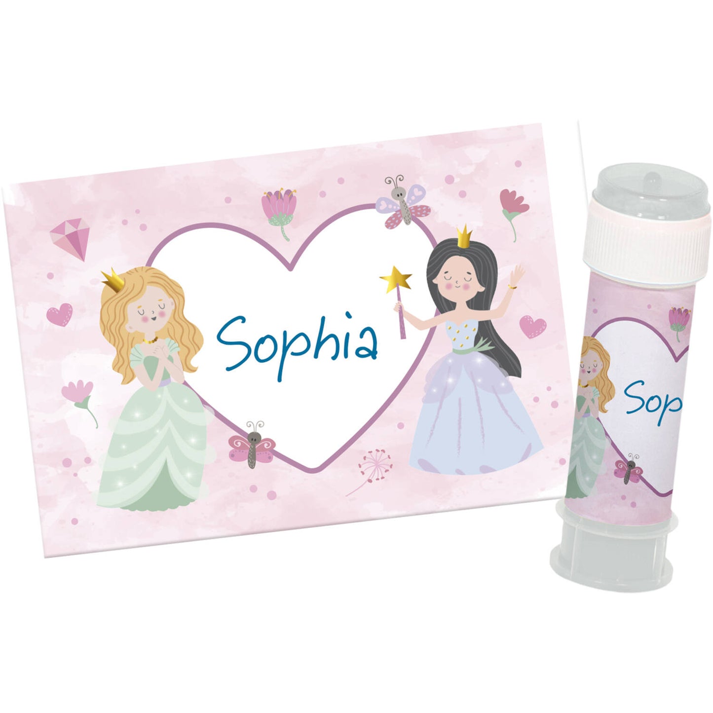 Bubbles Soap Sticker - Pretty Princess (6 pieces) - Anilas UK