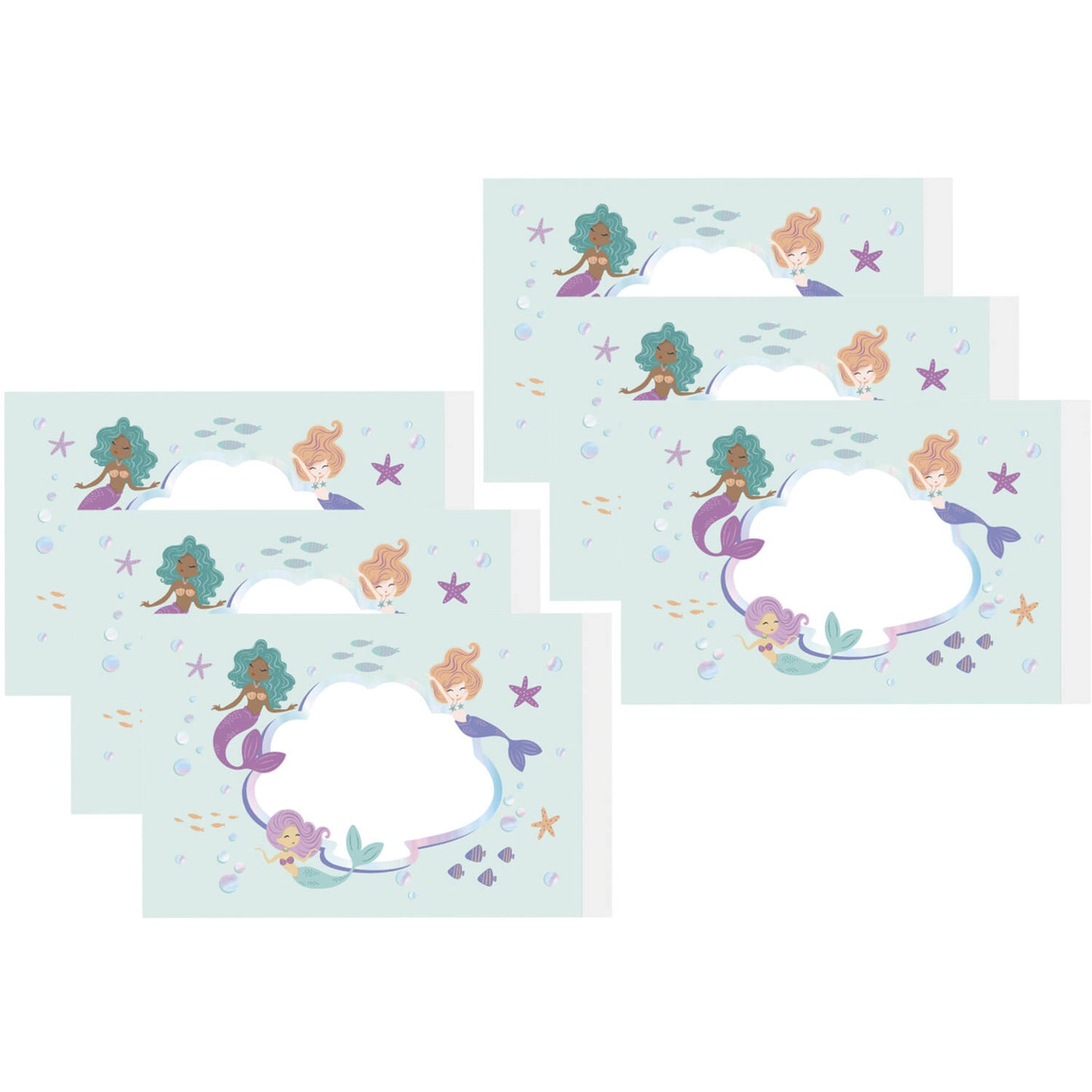 Bubbles Soap Sticker - Mermaids (6 pieces) - Anilas UK