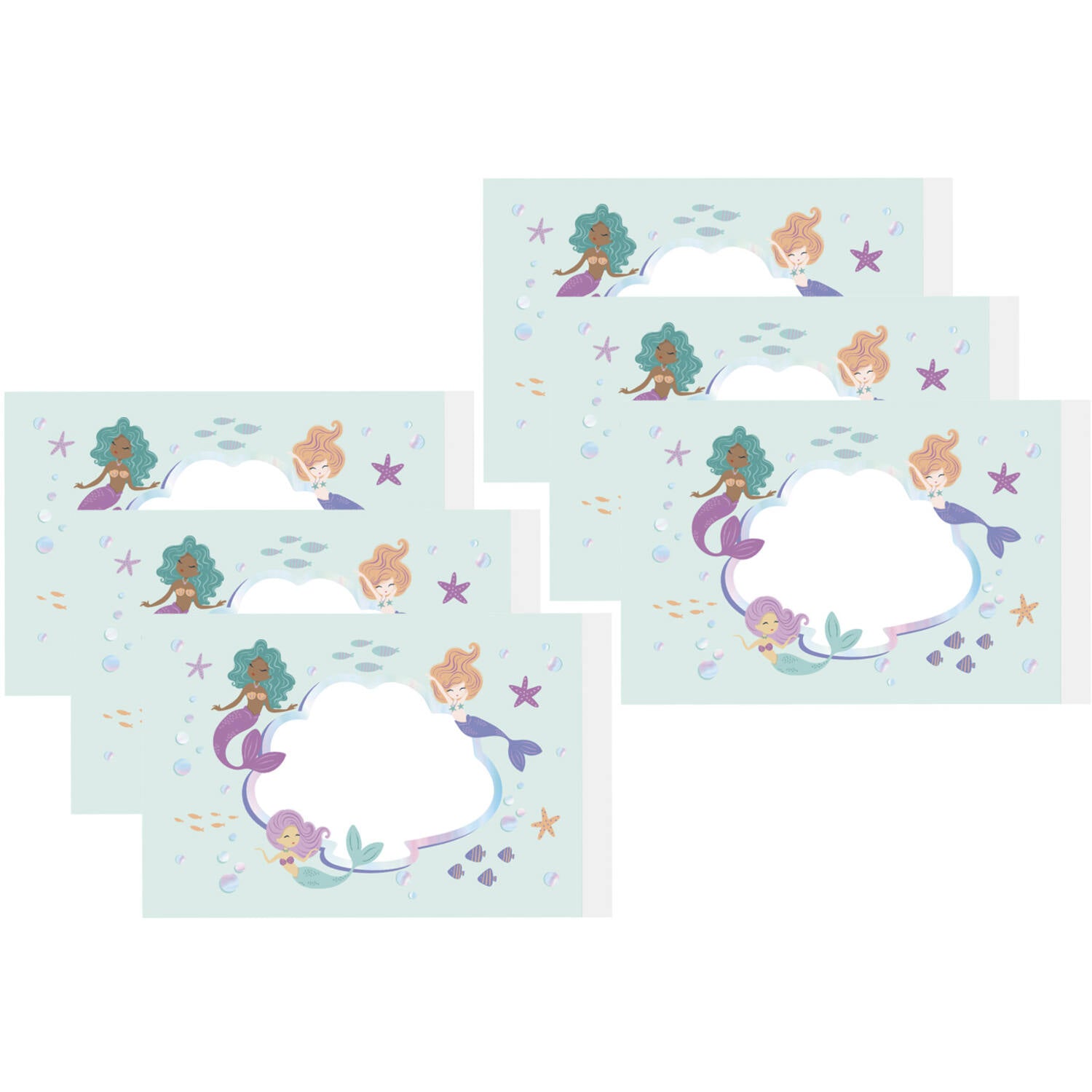 Bubbles Soap Sticker - Mermaids (6 pieces) - Anilas UK