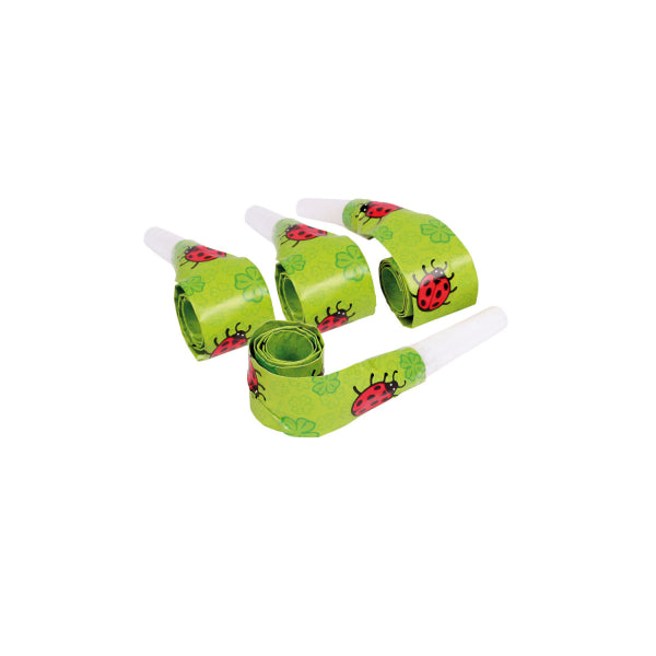 Ladybird 4 Blowouts, 30 cm, Plastic and Paper for Kids’ Garden Parties