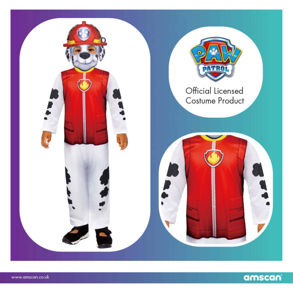 Paw Patrol Marshall Child Costume - Anilas UK