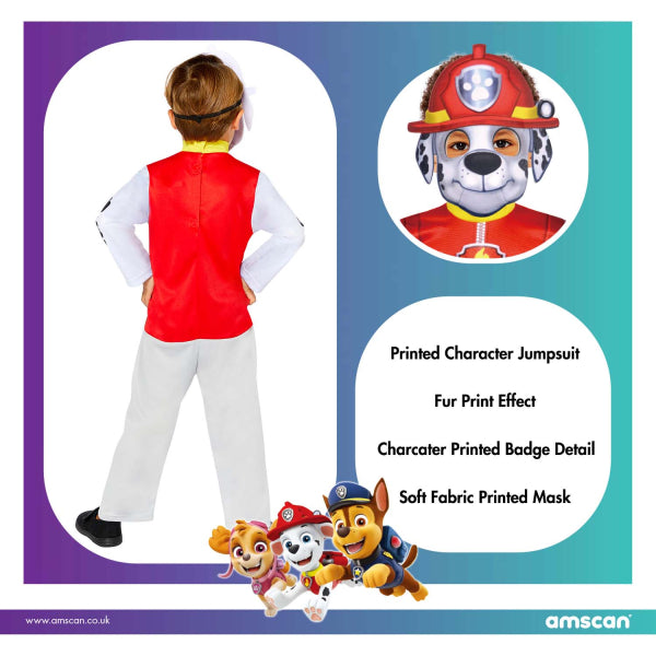 Paw Patrol Marshall Child Costume - Anilas UK