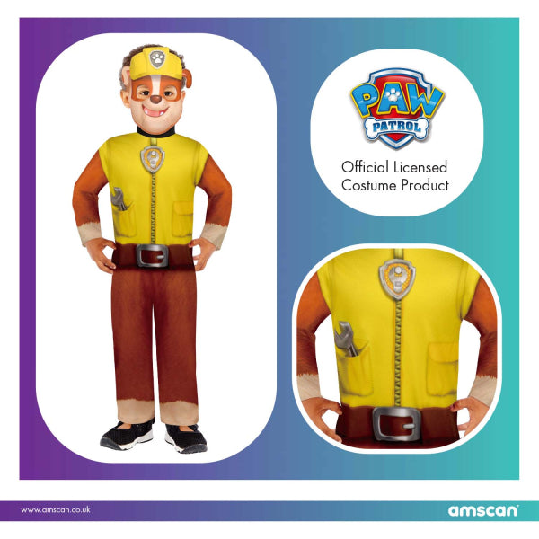 Paw Patrol Rubble Child Costume - Anilas UK