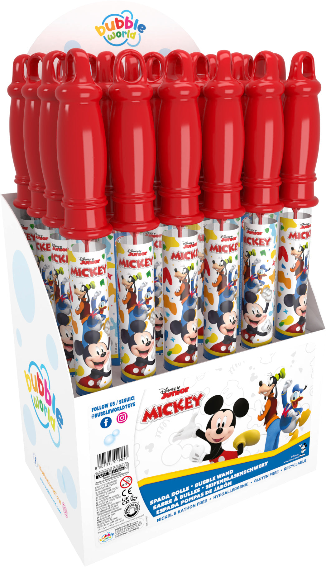 Mickey Mouse Clubhouse Bubble Sword – 120ml Wand - Anilas UK