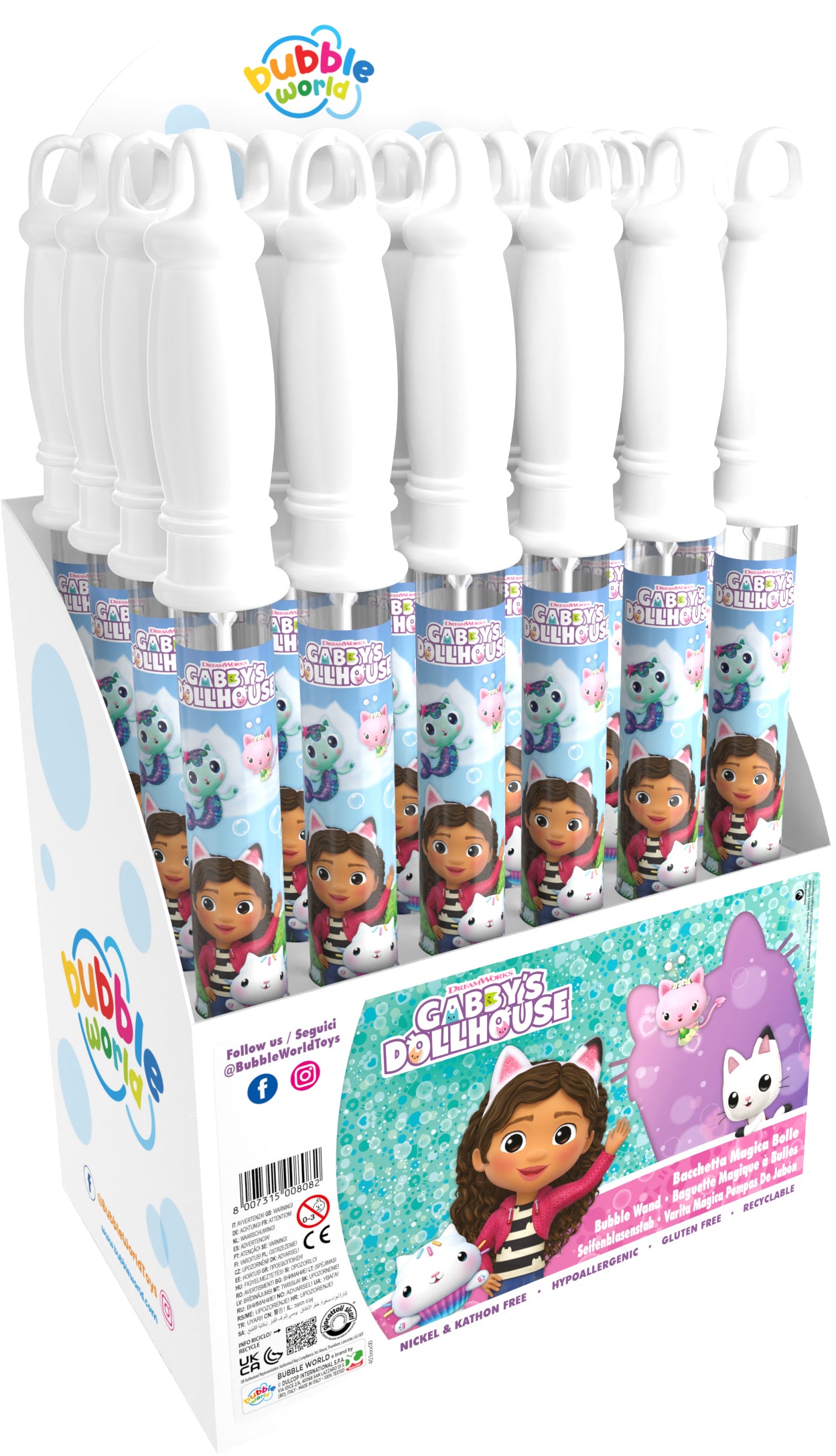 Gabby's Dollhouse Bubble Sword – 120ml Wand - Anilas UK
