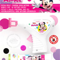 Minnie Mouse Bubble Gun with 60ml Bubble Tub - Anilas UK