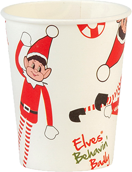 Elves Behavin' Badly Paper Cups (8 pieces) - Anilas UK