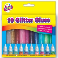 Glitter Glues (Pack of 10) - Anilas UK