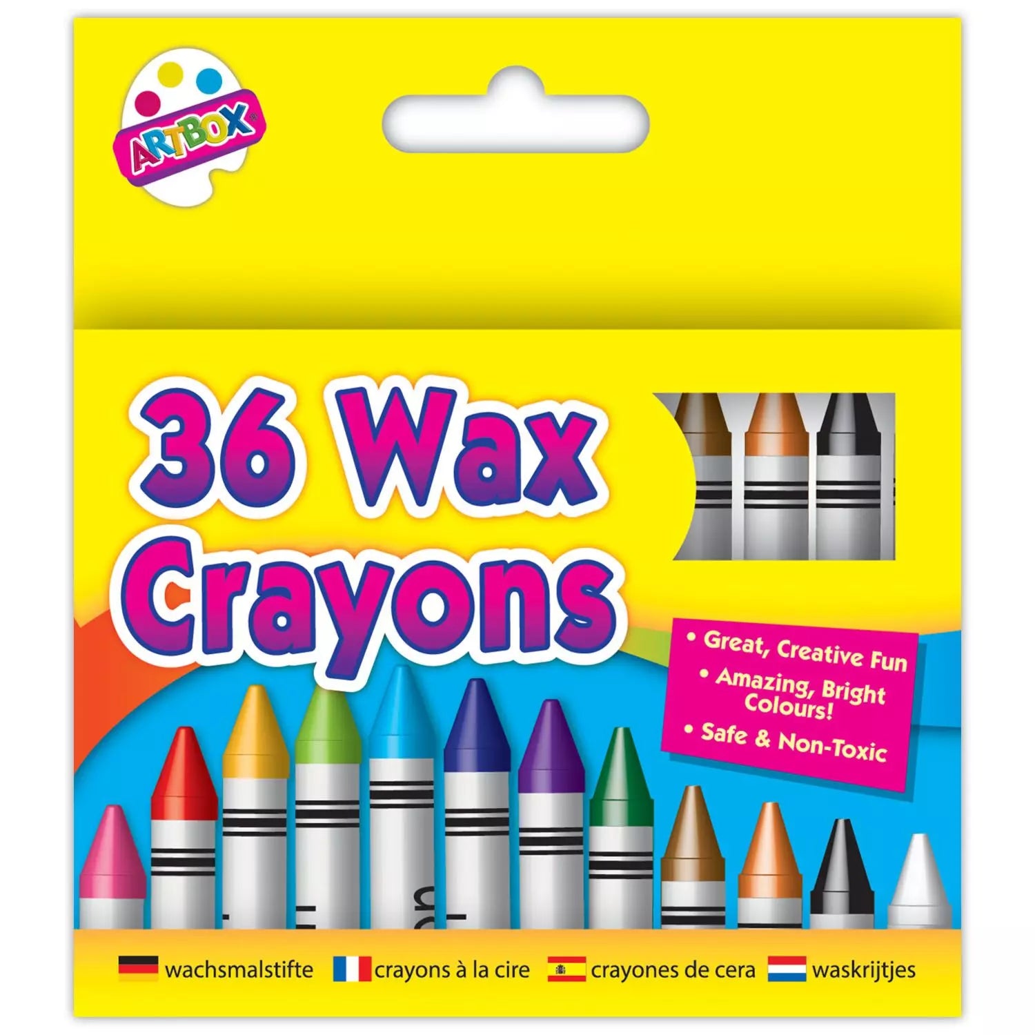 36 Wax Crayons - Anilas UK