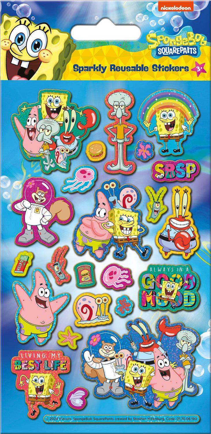 SpongeBob SquarePants Reusable Foil Stickers - Anilas UK