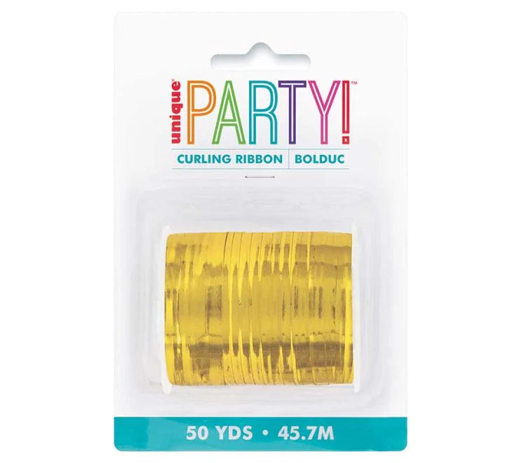 Gold Curling Ribbon (50yds) - Anilas UK