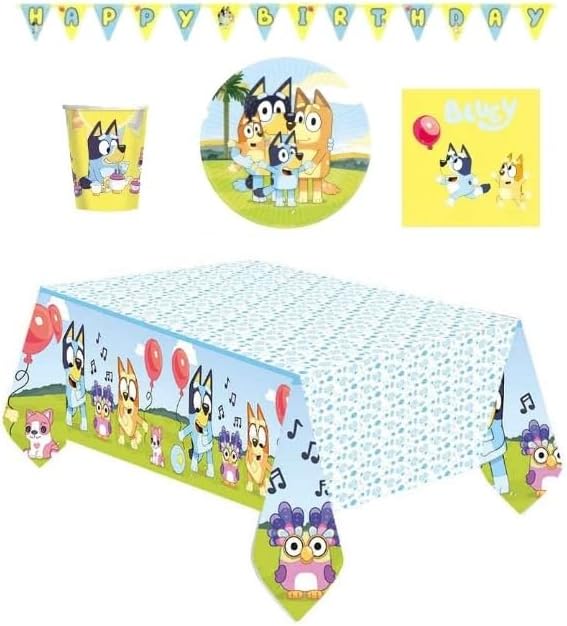 Bluey Party Pack for 8 people