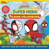 Marvel Spidey & His Amazing Friends: Super Hero Floor Colouring - Anilas UK