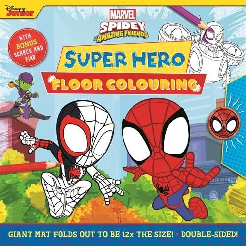 Marvel Spidey & His Amazing Friends: Super Hero Floor Colouring - Anilas UK