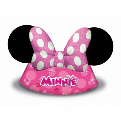 Minnie Mouse Party Hat (Pack of 6) - Anilas UK