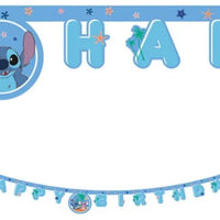 Stitch "Happy Birthday" Paper Letter  Banner