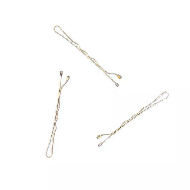 Blonde Kirby Hair Grips - 45mm (Pack of 36) - Anilas UK