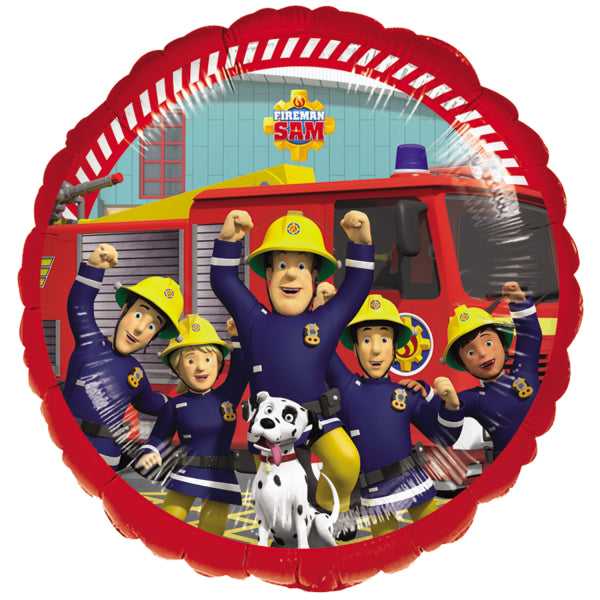 Fireman Sam Foil Balloon Packaged 43 cm - Anilas UK