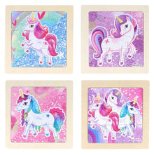 Mini Wooden Unicorn Themed Jigsaw Puzzles - Anilas UK