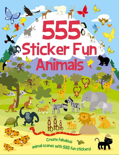 555 Sticker Fun Animals - Anilas UK