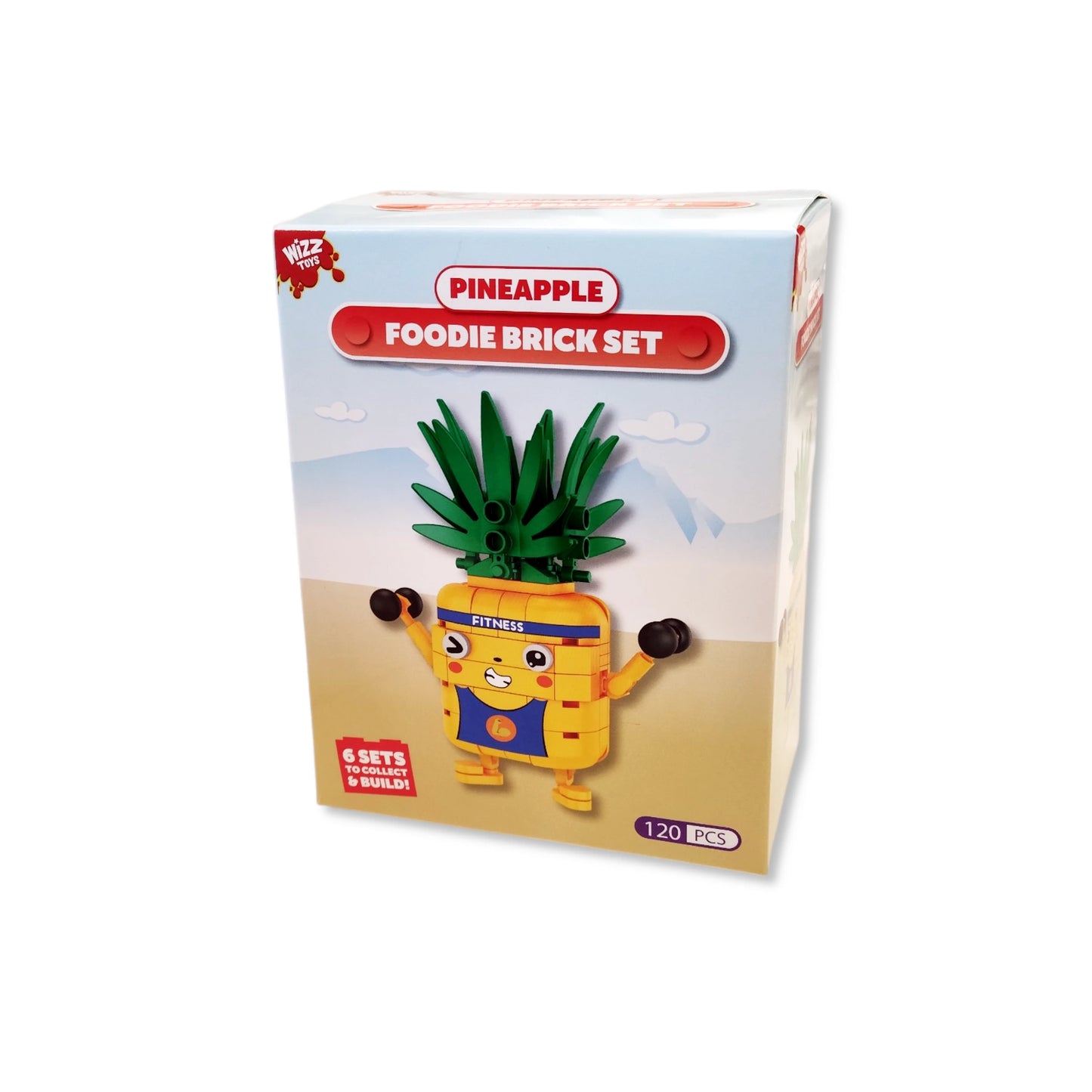 Foodie Building Block Brick Kit, 6 Assorted Designs - Anilas UK