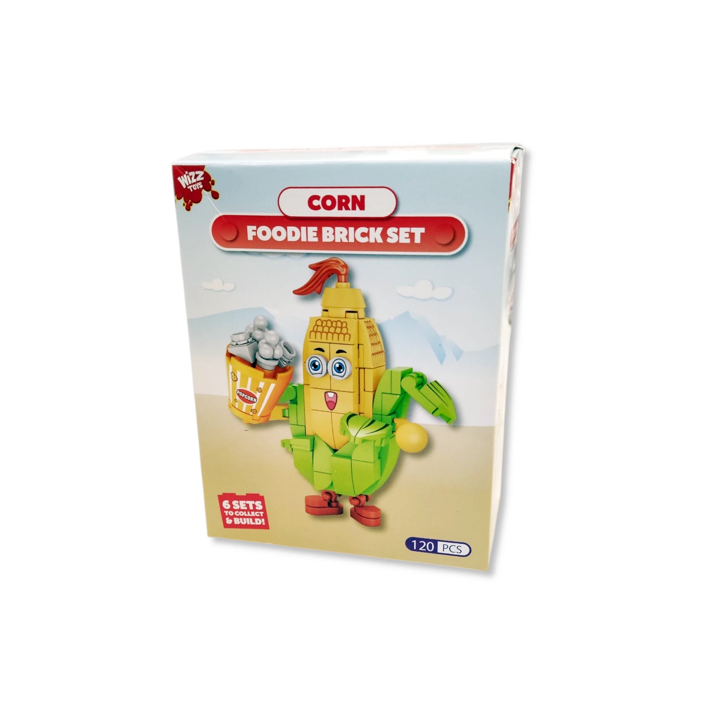 Foodie Building Block Brick Kit, 6 Assorted Designs - Anilas UK