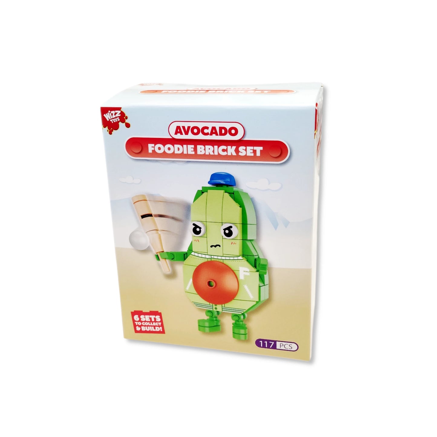 Foodie Building Block Brick Kit, 6 Assorted Designs - Anilas UK
