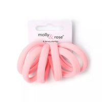 
              Baby Pink Jersey Endless Snag Free Hair Bobbles (Pack of 6) - Anilas UK
            