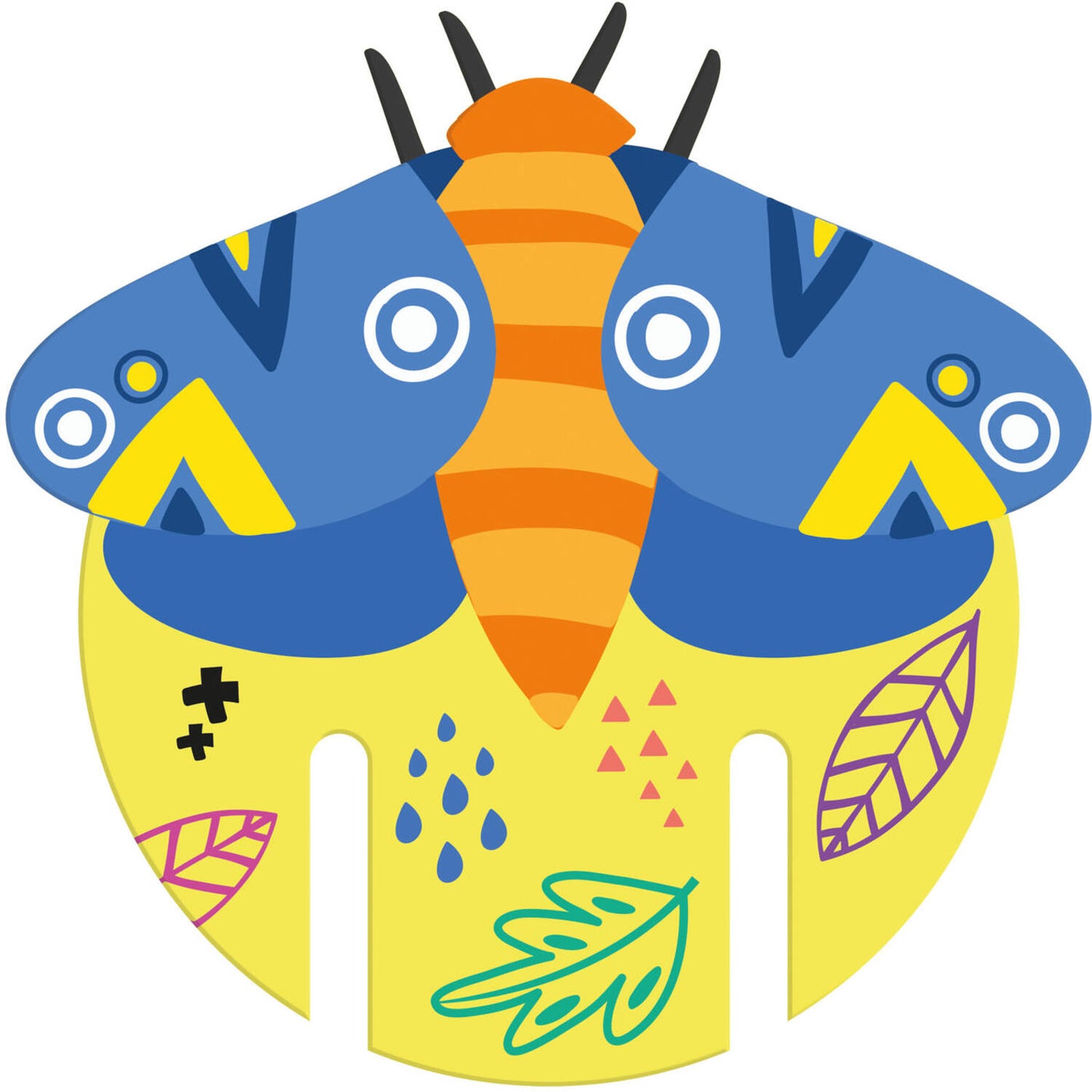 Glass Decoration - Buzzing Bugs (6 pieces) - Anilas UK