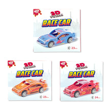 3D Puzzle Race Car - 3 assorted designs - Anilas UK