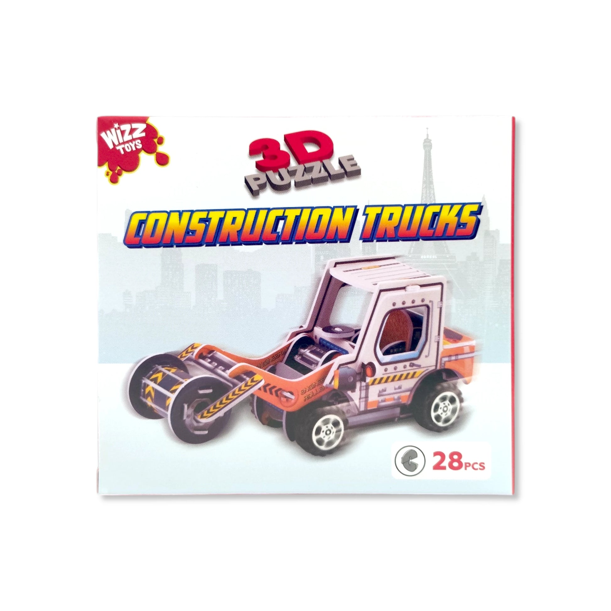 3D Puzzle Construction Trucks - 3 assorted designs - Anilas UK