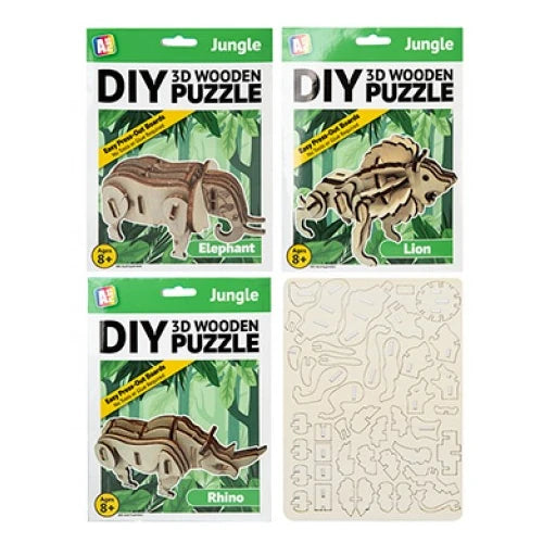 Jungle Wooden 3D Puzzle