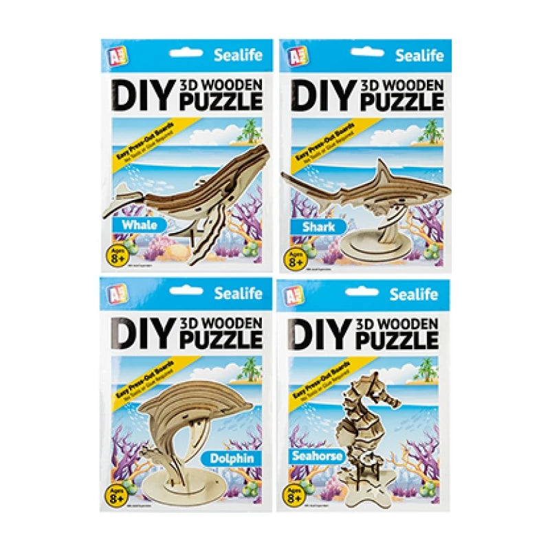 Sealife Wooden 3D Puzzle