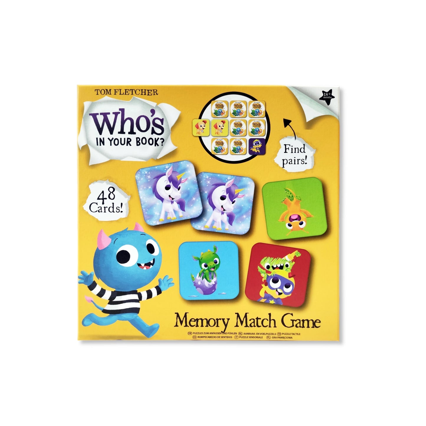 Tom Fletcher Who's In Your Book Memory Match Game