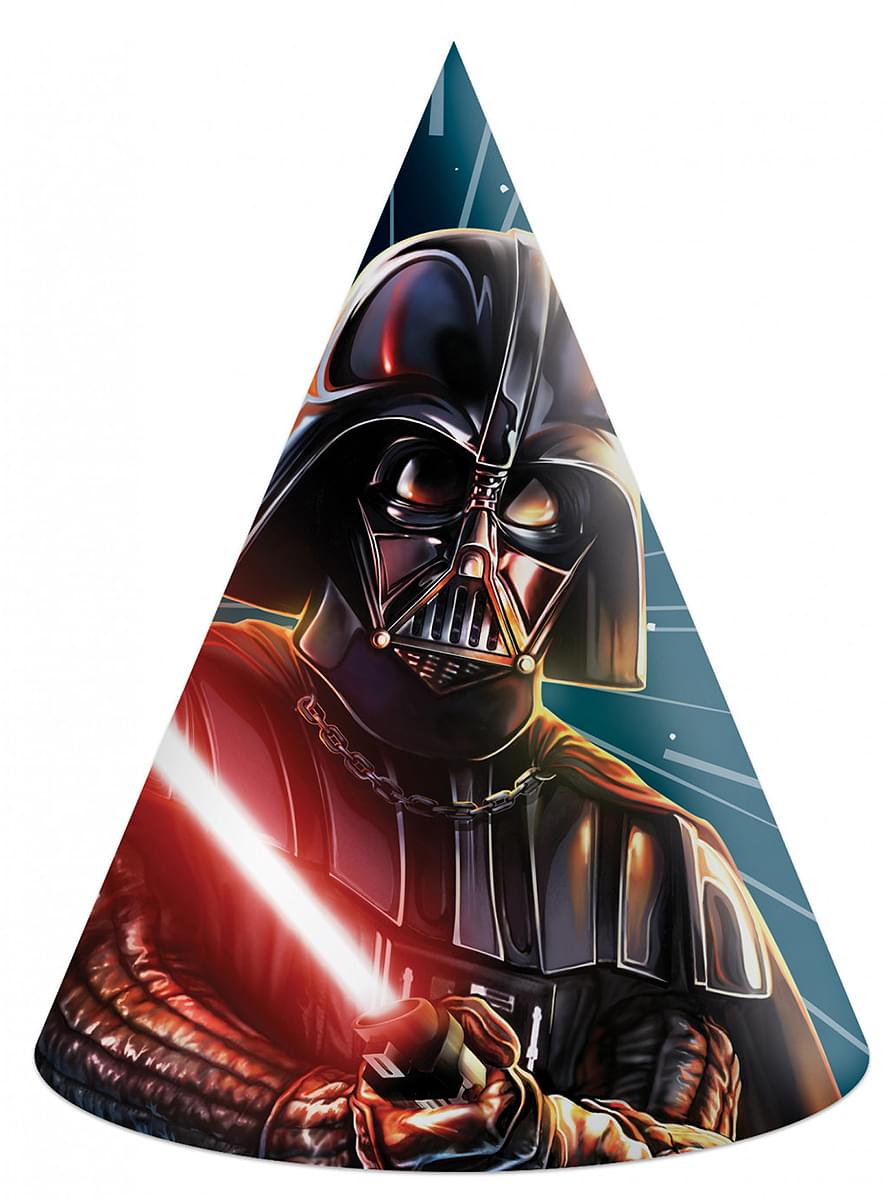 Star Wars Party Hats (Pack of 6) - Anilas UK