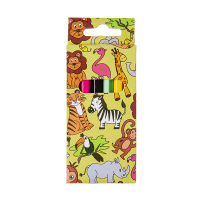 Set of 6 Jungle Mini Colouring Pencils - Anilas UK