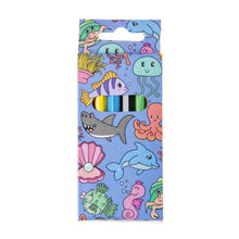 Set of 6 Sea Life Mini Colouring Pencils - Anilas UK