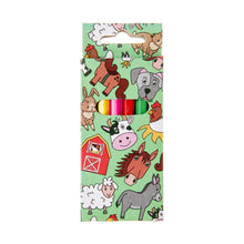 Set of 6 Farm Mini Colouring Pencils - Anilas UK