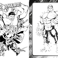 Marvel Avengers: 5 in 1 Colouring - Anilas UK