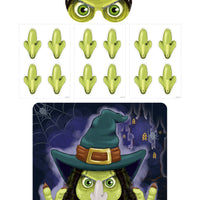 Halloween Stick the Nose on Witch Party Game - Anilas UK