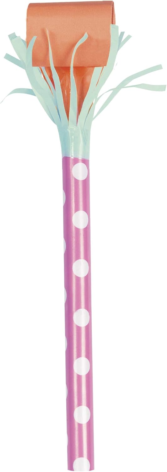 Spotty Party Blowout Whistles - 30cm (6 pieces) - Anilas UK