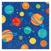 Blast Off Birthday Beverage Napkins (Pack of 16)