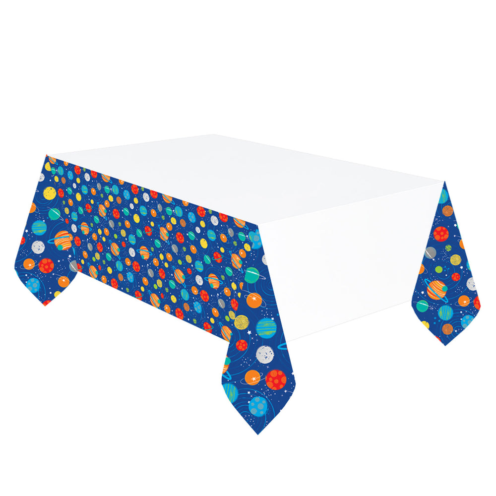 Space Blast Off Birthday Table Cover - Anilas UK
