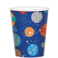 Space Blast Off Birthday Paper Cups (Pack of 8) - Anilas UK